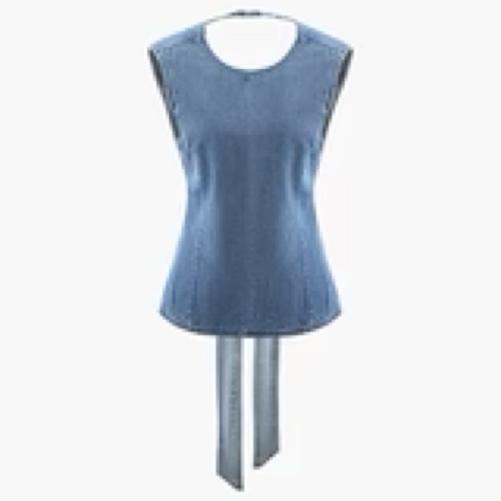 Sleeveless Tie-Back Women's Top